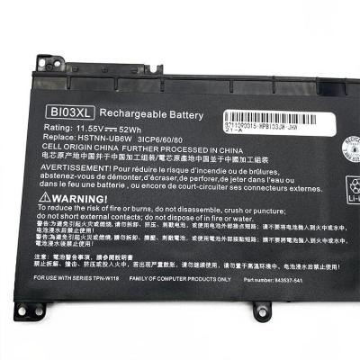 China LAPTOP Joege For HP ON03XL BI03XL Laptop Battery For HP Pavilion X360 13u Series 843537-541 HSTNN-UB6W For Hp Notebook Batteries for sale