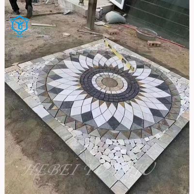 China Modern Outdoor mosaic octagon paving stone tiles for sale