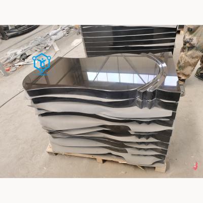 China Russia Country China Black Granite Monument Wholesale Monument Granite For Grave Cemetery black granite headstones for graves for sale