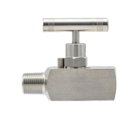 China General 10000 PSI Gauge NV-CS-12-HS-180-FXM Stainless Steel Straight Needle Valve With Hydraulic Service Seat for sale