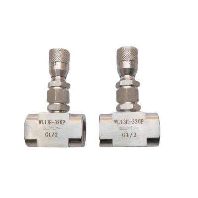 China High Precision 304SS General Regulating Needle Valve with 1/4