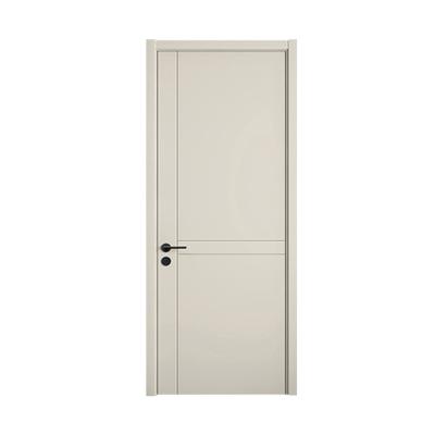 China Wooden bedroom room room door sound insulation doors lower slab door modern white fancy simple diy wooden door for sale