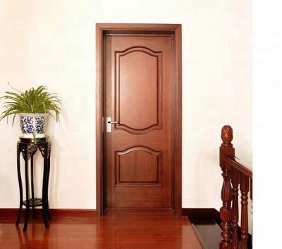 China New Design Swing Single Door Wood Exterior Door Main Door for sale