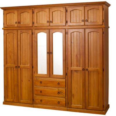 China Durable teak wood wardrobe built in Guangzhou for sale