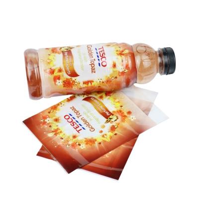 China Moisture Proof Customized PVC / PET Material Shrink Sleeve Label For Beverage for sale