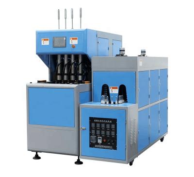 China S4 semi-automatic bottle blow molding machine for plastic bottles, semi-automatic 4 cavity blow molding machine for sale