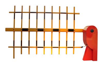 China Automatic Traffic Barrier 3 Fence Arm With Aluminum Motor , Folding And Fence Beam for sale