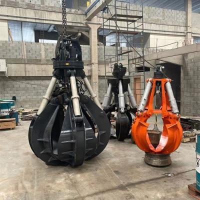 China Excavators Multi-Tooth Orange Peel Grapple Mounted Excavator Excellent Loading Behavior for sale