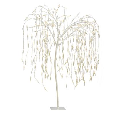 China Outdoor Artificial 384L Christmas Festival Decorative LED Adapter 72IN 1.8M Lighted Willow Tree for sale