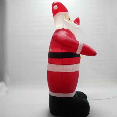 China Holiday Decoration 2.4M LED Santa Claus Bouncy Castle Patterned Lantern Home Decoration Light for sale