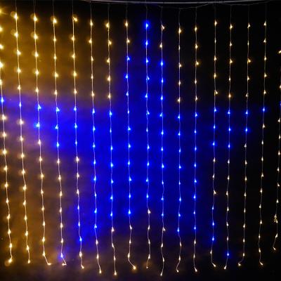 China Other Hot Sale 2.4Mx1.45M Fairy Lights 346L Copper Curtain Light Led for sale