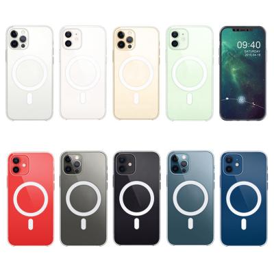 China universal Anti-drop PC TPU case for magsafe case for iphone 11 pro case 12 13 max clear tpu for sale