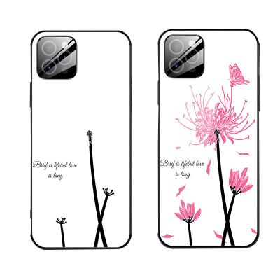 China Anti-drop Accessories For Phone Flower Blooming For Apple 12 Mini Phone Case High-end Inclusive Anti-drop For iphone 12 Case for sale