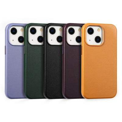 China Shockproof PU Leather Cell Phone Case For iPhone 11 12 13 Leather Case Eco Friendly for sale