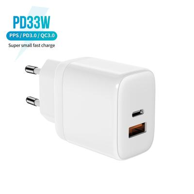 China 2021hot sale compatible mobile phone miniPD33W fast charger charger travel adapter for sale