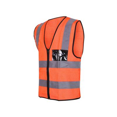 China Water Proof 120gsm Mesh High Visibility Road Running Vest Safety Clothing Running Reflective Vest for sale