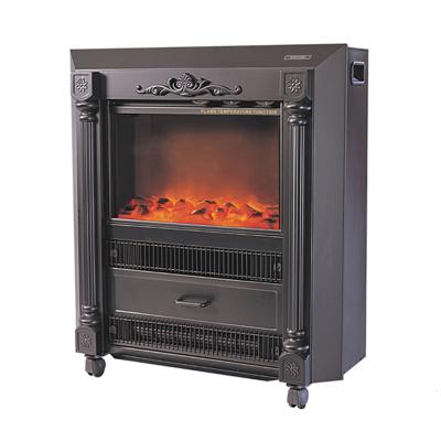 China Household Metal Free Wood Burning Electric Fireplace Heater for sale