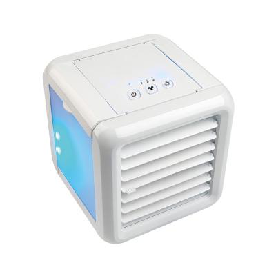 China Hotel 7 Different Colors LED Water Cooling System Portable Mini Air Cooler For Home for sale