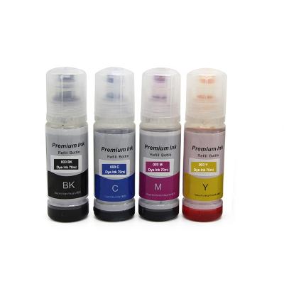 China 001 003 001 003 Ink Color Dye Ink Refill Bottle Premium Compatible Ink For Epson L1110 L3116 L5196 L3110 003 Printer Ink for sale