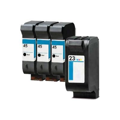 China COMPATIBLE Compatible HP printing inks 51645A hp45 inkjet plotter ink cartridge for hp45 51645a hp1280 hp1180c for sale