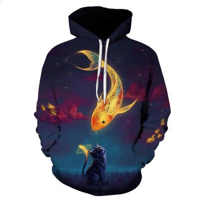 China Breathable Drop Shipping Custom Apparel 3D Screen Printing Squid Game T-shirts Design Casual Hoodies Men for sale