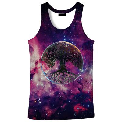 China Wholesale Custom Drop Shipping Men's Workout Tank Tops Anti Shrink 3D Apparel Custom Tank Tops for sale