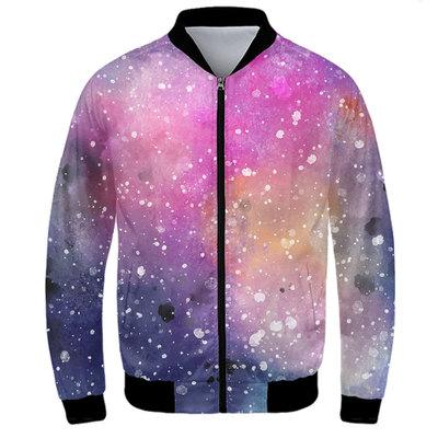 China Custom Made Viable Logo Fashion Bomber Jackets For Men Winter Mens Jacket 3D Print MOQ 1 for sale