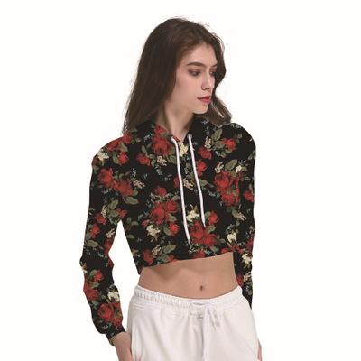 China New Fashion 3D Gymnasium Custom Made Polyester Anti-Shrink Women's Low Moq Sweatshirt Women's Fall Winter Women's Low Moq for sale