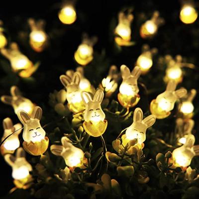 China Easter Light Create Sweet Romantic Atmosphere Suitable For 3D Spring Valentines Day Rabbit String Lights Bunny Easter Decoration Light for sale