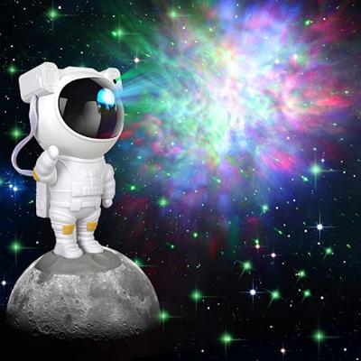 China Astronaut Shape 2022 Kids Star Night Light Timer Bedroom Game Room Sky Projector USB 360 Lux 360 Adjustable Astronaut Astronaut Projector Light for sale