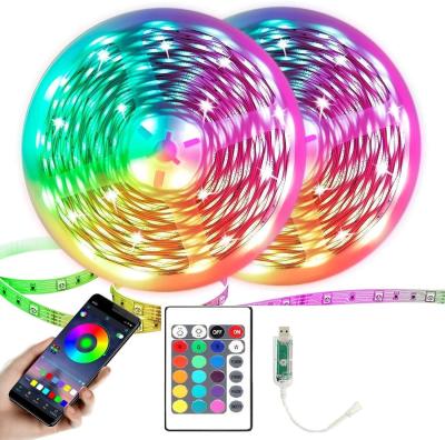 China Novelty Vibrant Home Bulk Led Dip Stage Light Multiple Modes Color Changing Lights APP Remote Control LED Strip Lights for sale