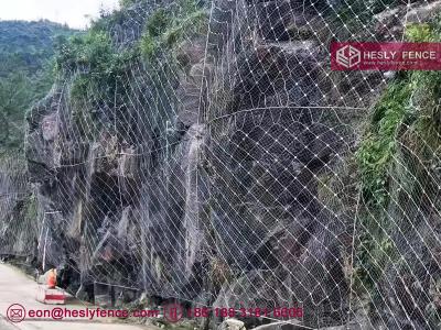 China SNS Active Rockfall Netting | Galvanised Steel Rope | Galvanized Clips | China Factory Sales for sale