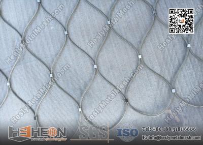 China PVC coated Stainless Steel Wire Cable Mesh | China Wire Rope Mesh Supplier for sale