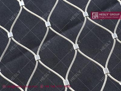 China 316L Stainless Steel Wire Cable Mesh With Ferrule | China ISO certificated Company for sale