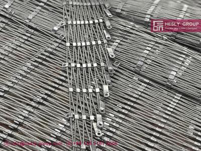 China SS316 / SS304 Stainless Steel Wire Cable Mesh | China SS Wire Rope Mesh Factory for sale