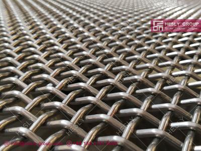 China Vibrating Plant Crimped Wire Screen | Mining Screen Mesh | 15.88 wire diameter for sale