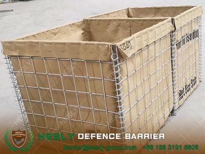 China Military Geotextile-lined Welded Mesh Gabion Barrier | China Bastion Barrier Manufacturer for sale