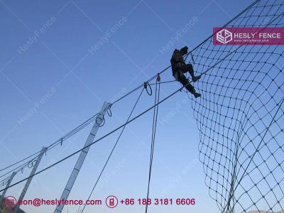 China 1500KJ Rockfall Protection Barrier System | 3.5m high | 10m post space | debris flow barrier | Complete Rope Mesh system for sale