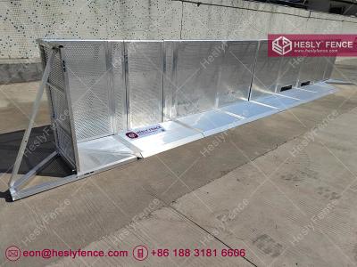 China 1.2m High Aluminium Stage Barrier | Al Concert Barrier | Mojo Stage Barrier for sale