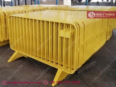 China Fixed Claw Feet Crowd Control Barriers | 1.1mX2.2m | powder coated | Anping China Factory for sale