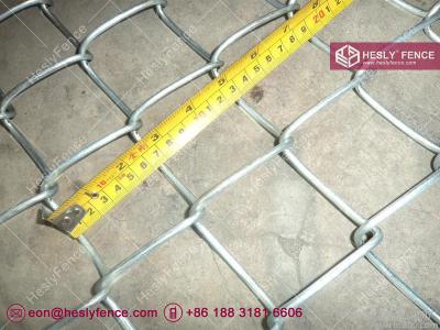 China 4.0mm Chain Link Fence | 60X60mm diamond hole | Knuckle Ends | Hesly Fence - China Factory for sale