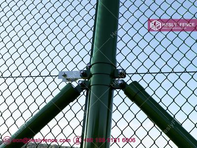 China Vinyl Chain wire Mesh Fence | 50X50mm diamond hole | Knuckle Edge | Hesly China Fence Factory sales for sale