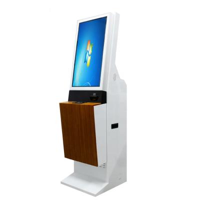 China SDK 32/43inch touch screen automatic airport ticket vending machine for printing boarding pass and luggage tags for sale