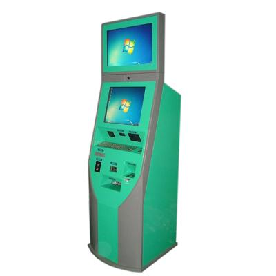 China Dual Screens SDK Self Service Card Dispenser Kiosk for SIM Card, Hotel Room Key or and Membership Card Issuing and Coding for sale