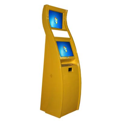 China Tax Individual Service Card Payment Dual Screen Kiosk Machine with Credit Debit Card Reader and Metal Keypad for Tax Levy Bill Payment for sale