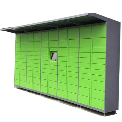 China 0.8-1.2mm Galvanized /cold/frozen beverage outdoor wate proof hot refrigerated fresh food pick up sheet wate proof locker/Delivery vending Pacel pick up delivery locker for sale