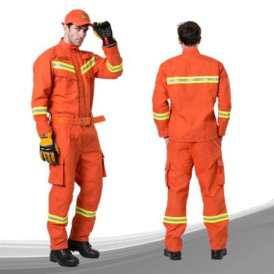 China Aramid Flame Retardant Coverall, Firefighter Work Uniform For Fire Fighting VIP1903 for sale