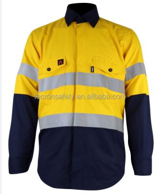 China LENZING FLAME RETARDANT ARAMID BLENDED WORK SHIRT for sale