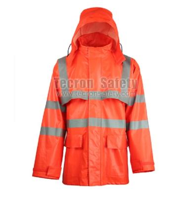 China High Quality Fire Proof PU Bow Rain Suit 6cal HRC1 Good Price For Sale for sale