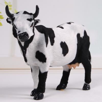 China 2021 Factory Price Animal Toys Vivid Soft Plush Scare Squishy Toy Plush Cow Toys For Children for sale